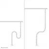Recogecables Neomounts ADS06-130WH atornillado, blanco, 130 mm