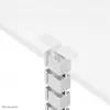 Recogecables Neomounts ADS06-130WH atornillado, blanco, 130 mm