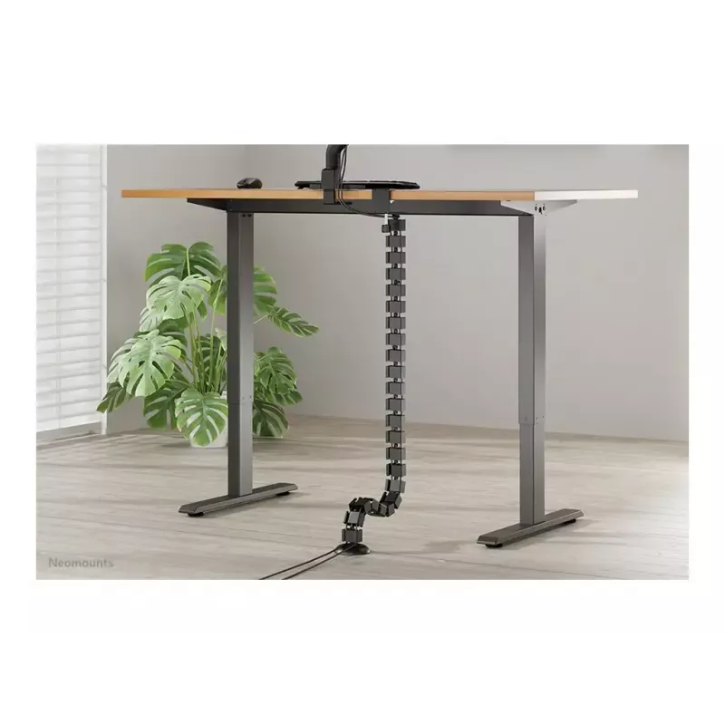 Organizador de cables de clip, Neomounts ADS06-131BL, gestión de cables universal, negro