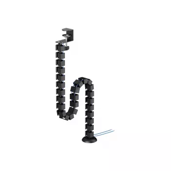 Organizador de cables de clip, Neomounts ADS06-131BL, gestión de cables universal, negro