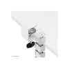 Canaleta con fijación por clip Neomounts ADS06-131WH, organizador de cables universal blanco