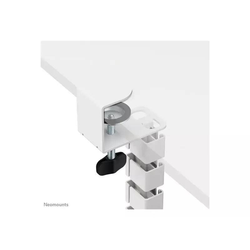Canaleta con fijación por clip Neomounts ADS06-131WH, organizador de cables universal blanco