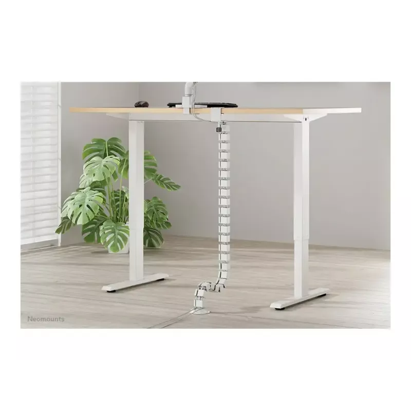 Canaleta con fijación por clip Neomounts ADS06-131WH, organizador de cables universal blanco