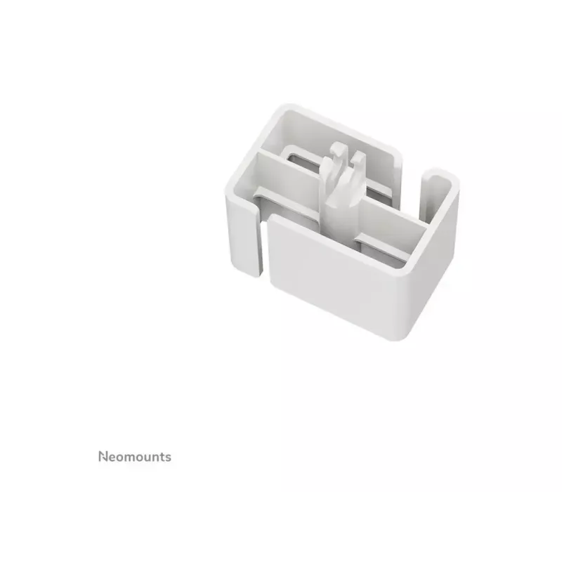 Canaleta con fijación por clip Neomounts ADS06-131WH, organizador de cables universal blanco