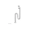 Canaleta con fijación por clip Neomounts ADS06-131WH, organizador de cables universal blanco