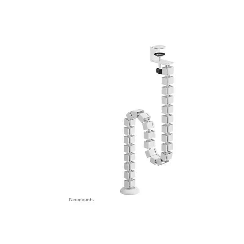 Canaleta con fijación por clip Neomounts ADS06-131WH, organizador de cables universal blanco