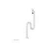 Canaleta con fijación por clip Neomounts ADS06-131WH, organizador de cables universal blanco