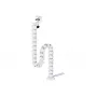 Canaleta con fijación por clip Neomounts ADS06-131WH, organizador de cables universal blanco