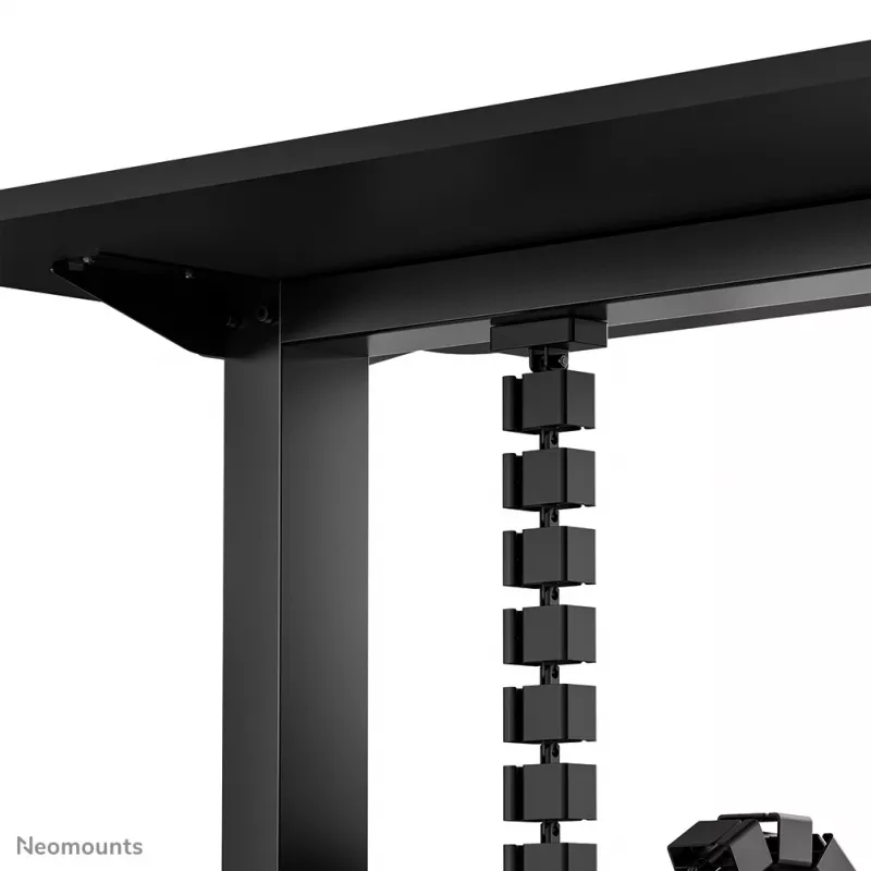 Organizador de columna vertebral para cables Neomounts ADS06-132BL con fijación magnética, negro, gestión de cables flexible segmentada