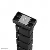 Organizador de columna vertebral para cables Neomounts ADS06-132BL con fijación magnética, negro, gestión de cables flexible segmentada