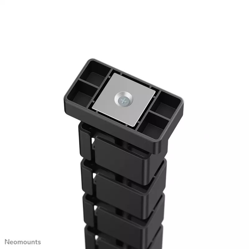 Organizador de columna vertebral para cables Neomounts ADS06-132BL con fijación magnética, negro, gestión de cables flexible segmentada
