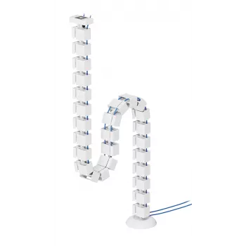 Organizador de canaleta Neomounts ADS06-132WH con fijación magnética blanco sistema de gestión de cables modular