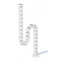Organizador de canaleta Neomounts ADS06-132WH con fijación magnética blanco sistema de gestión de cables modular