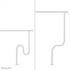 Organizador de canaleta Neomounts ADS06-132WH con fijación magnética blanco sistema de gestión de cables modular
