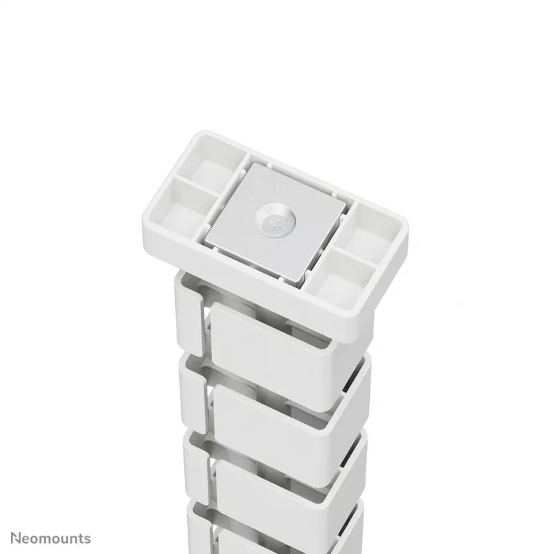 Organizador de canaleta Neomounts ADS06-132WH con fijación magnética blanco sistema de gestión de cables modular