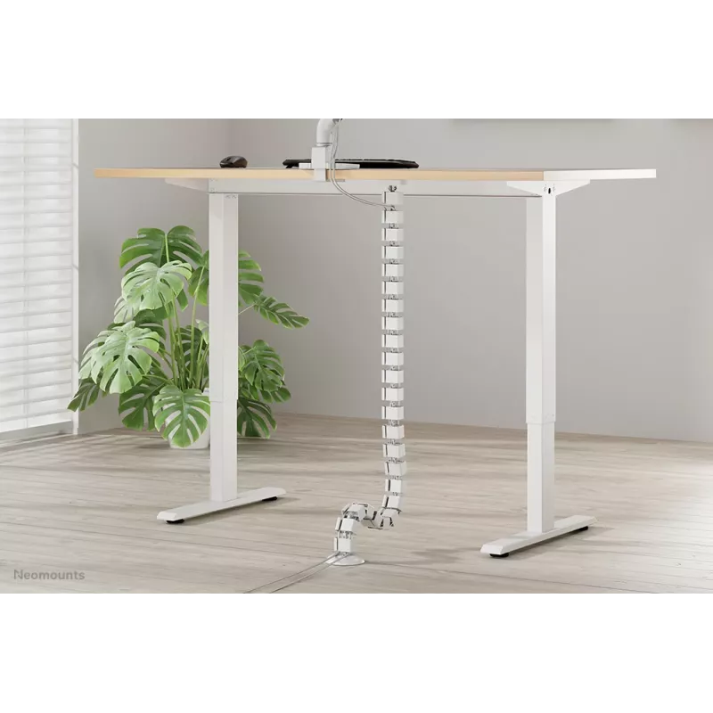 Organizador de canaleta Neomounts ADS06-132WH con fijación magnética blanco sistema de gestión de cables modular