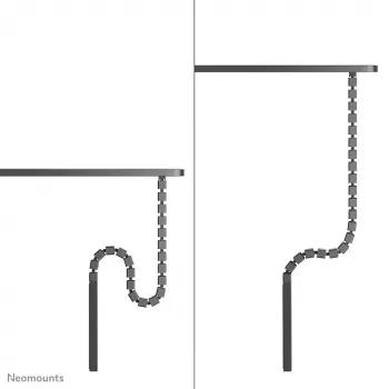 Canaleta Neomounts ADS06-133BL – canal magnético atornillado, negro
