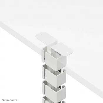 Canaleta Neomounts ADS06-133WH magnética blanca, atornillada para escritorios ajustables