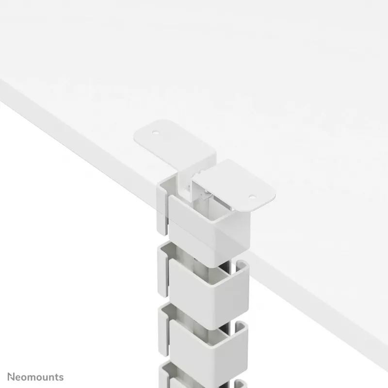 Canaleta Neomounts ADS06-133WH magnética blanca, atornillada para escritorios ajustables