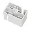 Canaleta Neomounts ADS06-133WH magnética blanca, atornillada para escritorios ajustables