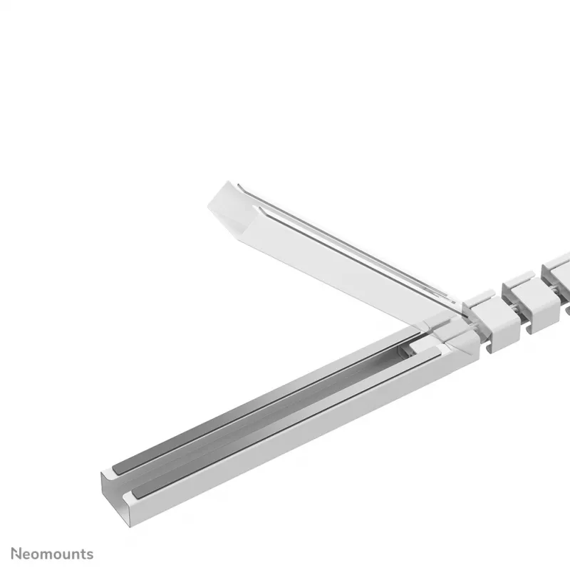 Canaleta Neomounts ADS06-133WH magnética blanca, atornillada para escritorios ajustables