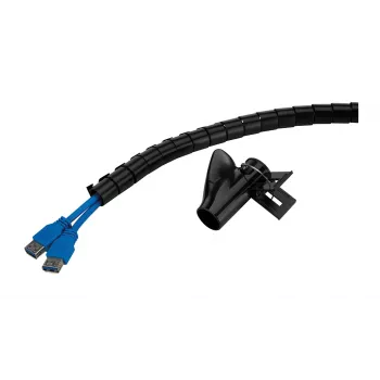 Funda para cables Neomounts ADS06-141BL Ø20 mm negra para gestión de cables