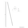 Funda para cables Neomounts ADS06-141BL Ø20 mm negra para gestión de cables