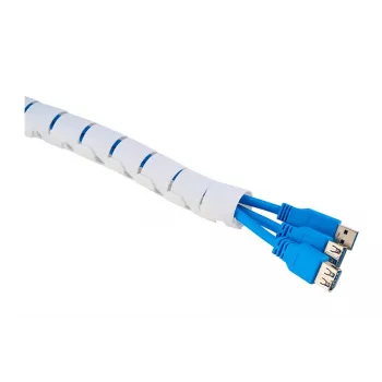 Funda/tubo para cables Neomounts ADS06-142WH Ø25 mm blanco para gestión de cables