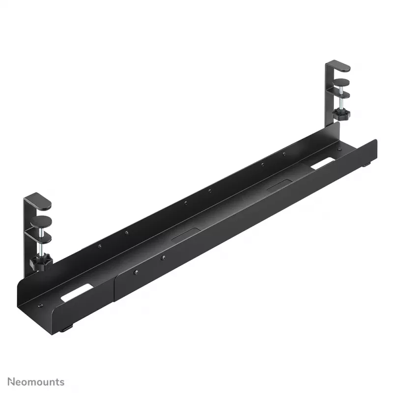 Bandeja para cables Neomounts ADS07-120BL universal con clip, 120 mm de ancho, negra