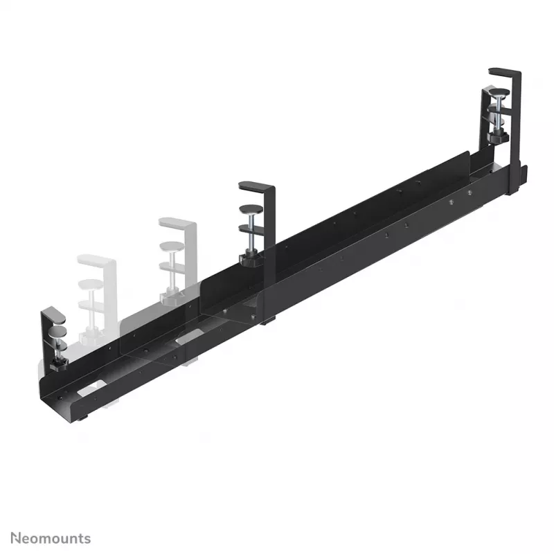 Bandeja para cables Neomounts ADS07-120BL universal con clip, 120 mm de ancho, negra