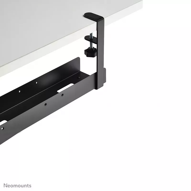 Bandeja para cables Neomounts ADS07-120BL universal con clip, 120 mm de ancho, negra