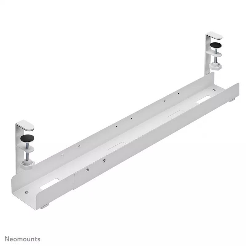 Bandeja para cables Neomounts ADS07-120WH diseño con clip, universal, blanca