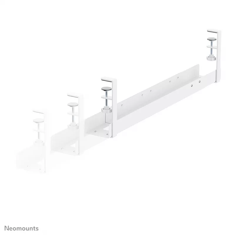 Bandeja para cables Neomounts ADS07-120WH diseño con clip, universal, blanca