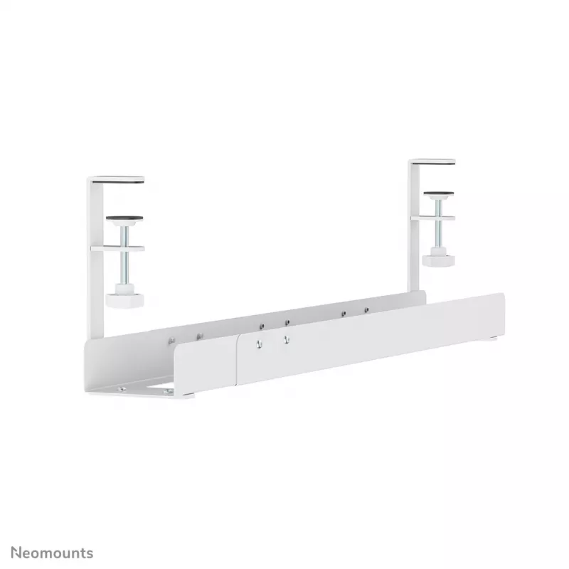 Bandeja para cables Neomounts ADS07-120WH diseño con clip, universal, blanca