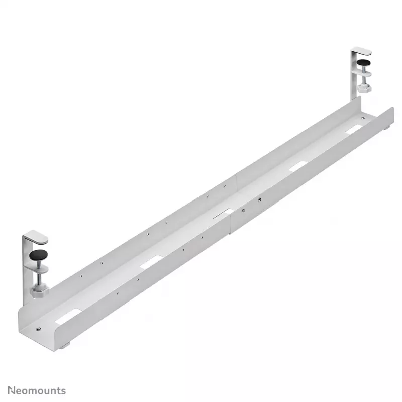 Bandeja para cables Neomounts ADS07-120WH diseño con clip, universal, blanca