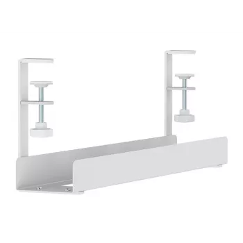 Bandeja para cables Neomounts ADS07-121WH diseño con clip, montaje universal, blanco