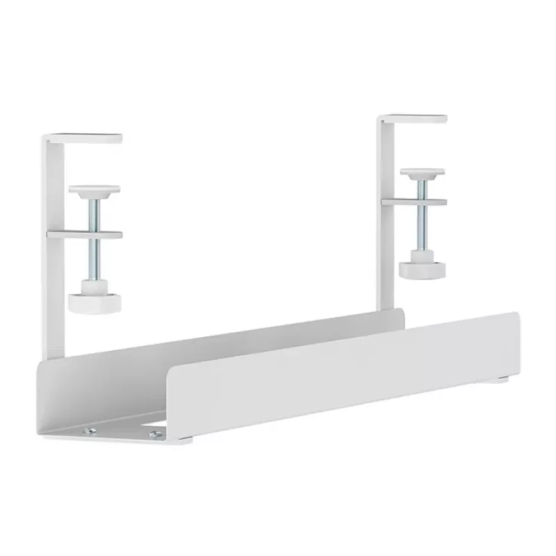 Bandeja para cables Neomounts ADS07-121WH diseño con clip, montaje universal, blanco