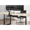 Bandeja para cables Neomounts ADS07-122BL montaje atornillado universal negro, montaje en pared/rack