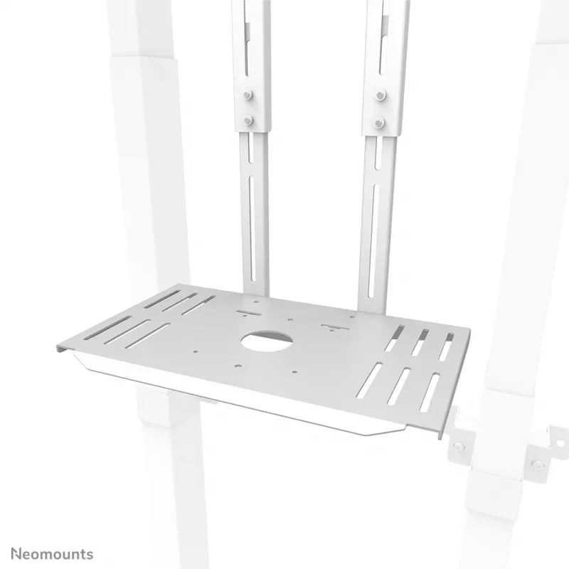 Neomounts AFL-875WH1 kit para videobar y multimedia, estante para cámara/AV, incluye adaptador Logitech Rally Bar (Mini), máx. 9 kg, acero, blanco
