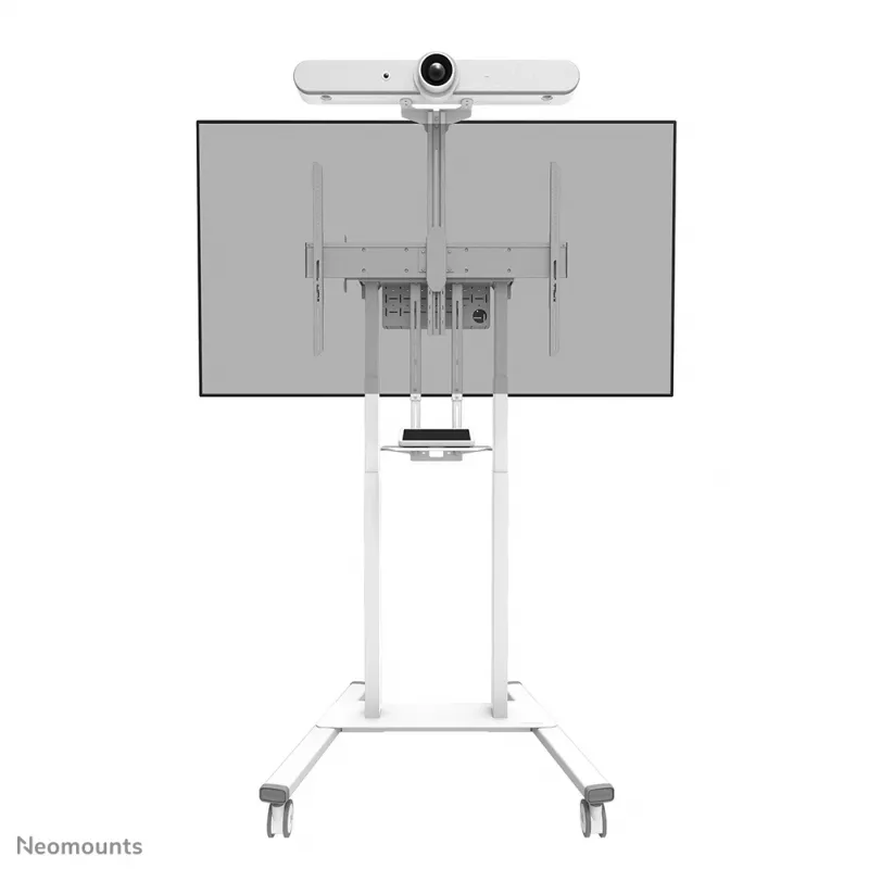 Neomounts AFL-875WH1 kit para videobar y multimedia, estante para cámara/AV, incluye adaptador Logitech Rally Bar (Mini), máx. 9 kg, acero, blanco