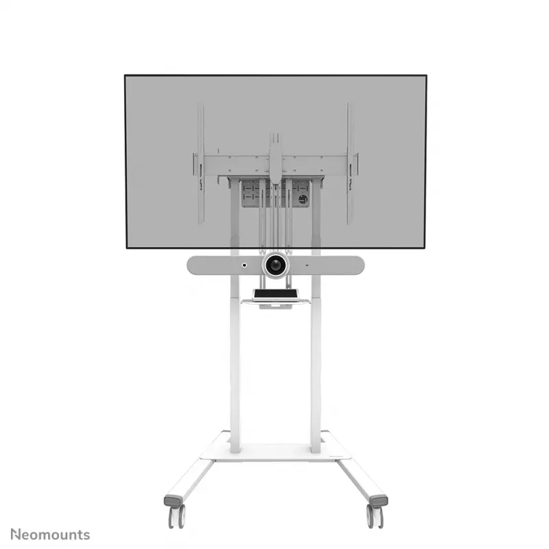 Neomounts AFL-875WH1 kit para videobar y multimedia, estante para cámara/AV, incluye adaptador Logitech Rally Bar (Mini), máx. 9 kg, acero, blanco