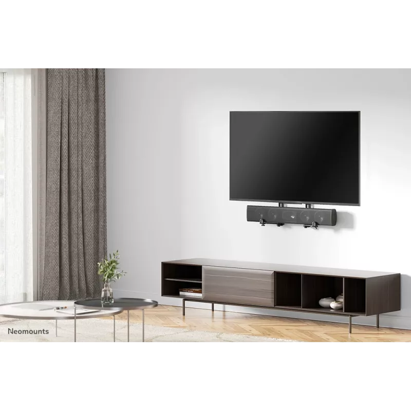 Neomounts AWL29-650BL1 soporte para videobar/barra de sonido VESA - máx. 15 kg - universal