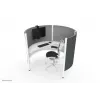 Neomounts FPMA-CH100negro soporte para monitor 10–30 inch – para mamparas – giratorio