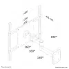 Soporte de pared para monitor/TV Neomounts FPMA-W960 23-52