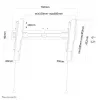 Soporte de pared para TV Neomounts LED-W650Schwarz 37-75