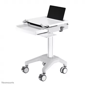 Carro multimedia Neomounts MED-M200 aluminio blanco 1080 mm