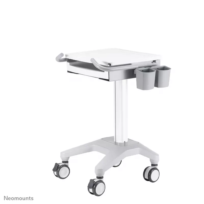 Carro multimedia Neomounts MED-M200 aluminio blanco 1080 mm