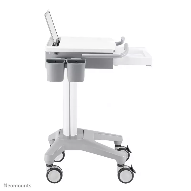 Carro multimedia Neomounts MED-M200 aluminio blanco 1080 mm