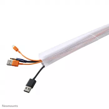 Funda para cables Neomounts NS-CS200WHITE - para 8-10 cables - universal