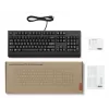 Teclado Lenovo 4Y41R64611 hogar/oficina USB finlandés, sueco negro